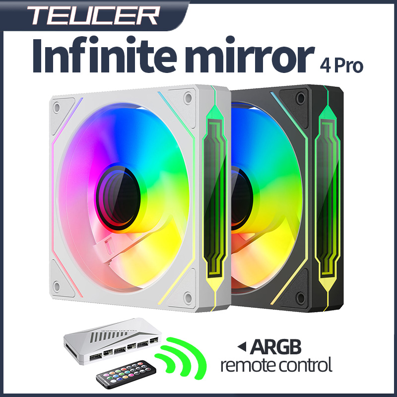 Pc Water Cooling - Teucer infini miroir 4Pro 120mm ventilateur