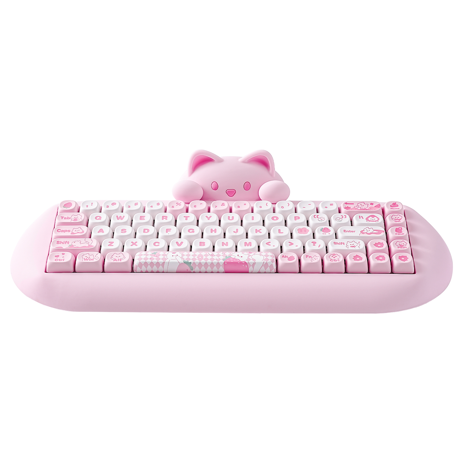 Pc Gaming Pink - YUNZII C68 rose 65% Hi-Fi chat