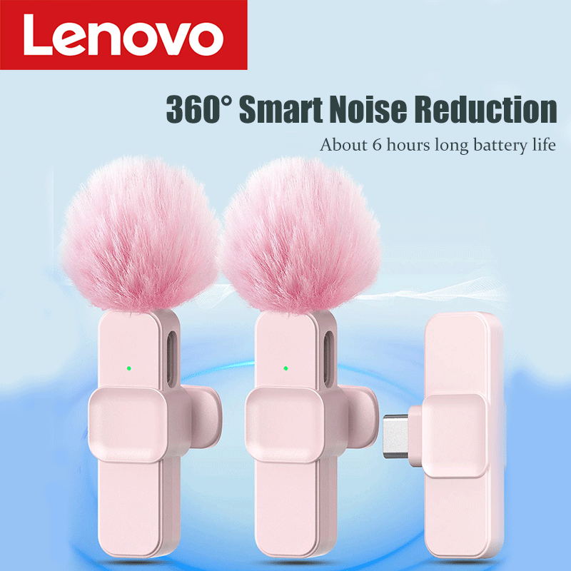 Pc Gaming Pink - Microphone Lavalier Sans Fil Rose Lenovo