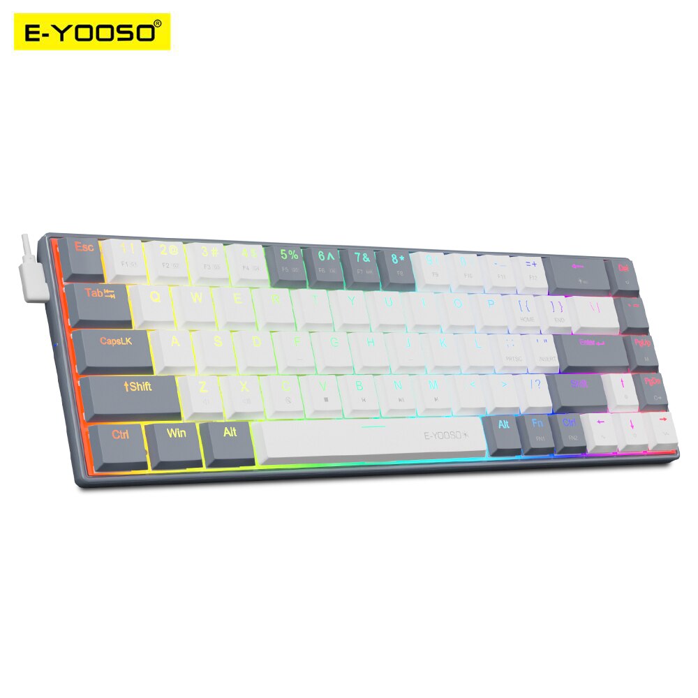 E-YOOSO A68 RVB Mini Mince USB - Pc Gaming Pink avis et prix