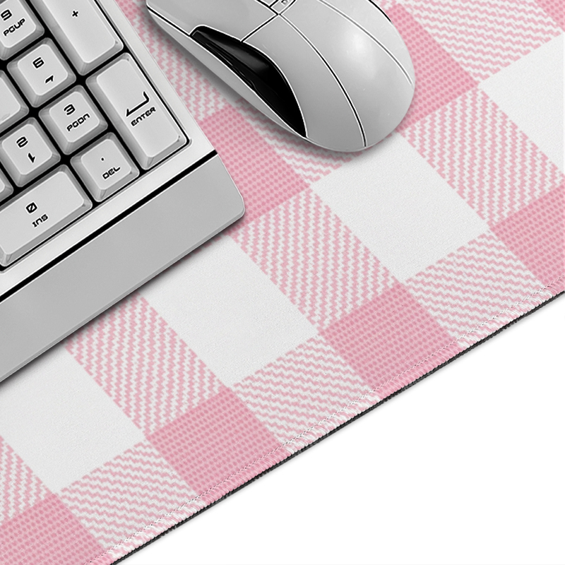 Tapis de souris rose à carreau - Pc Gaming Pink avis et prix