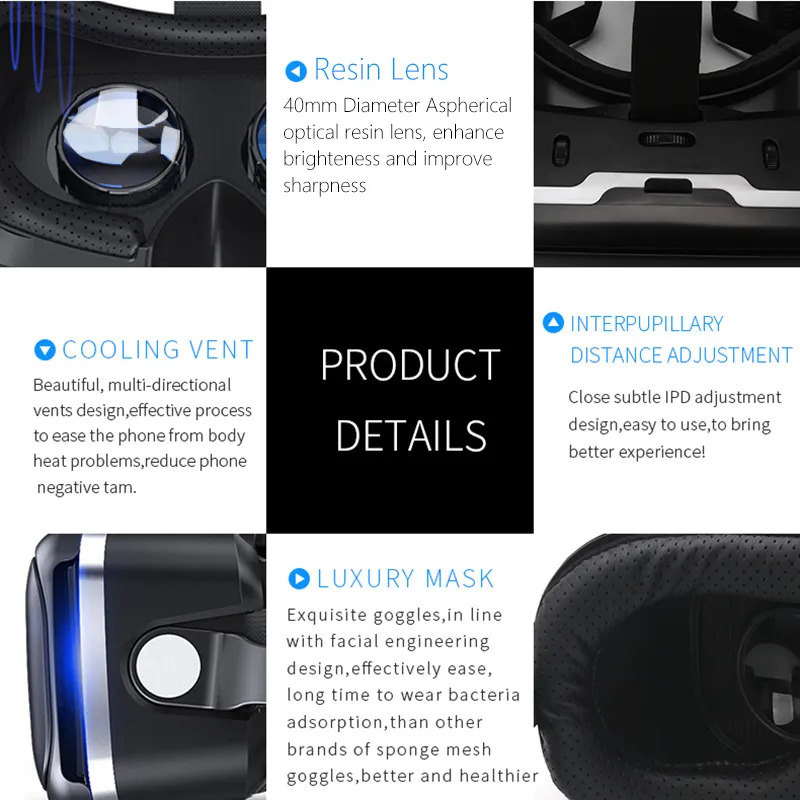 VR Shinecon 6.0 casque Version - Vr Headset Pc avis et prix
