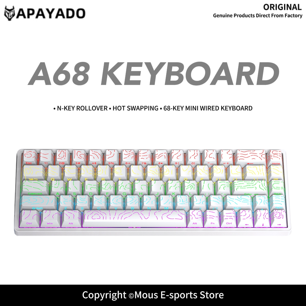 Clavier mécanique filaire APAY - Pc Gaming Pink avis et prix